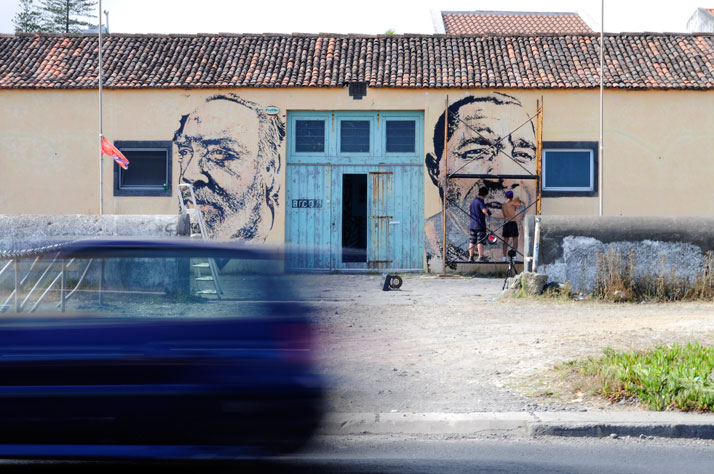 Deconstructed Wall Art by Alexandre Farto, aka VHILS-32