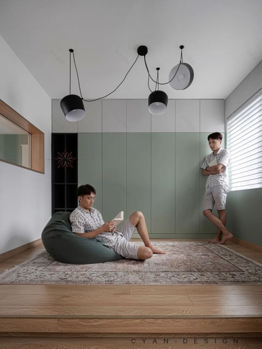 万科金润华府 128㎡现代简约盐系家居,游戏观影收纳一房尽享-57