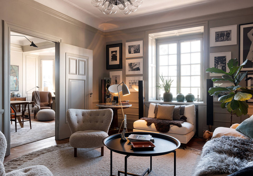 瑞典风情公寓 | 细节装饰展现温馨舒适-1