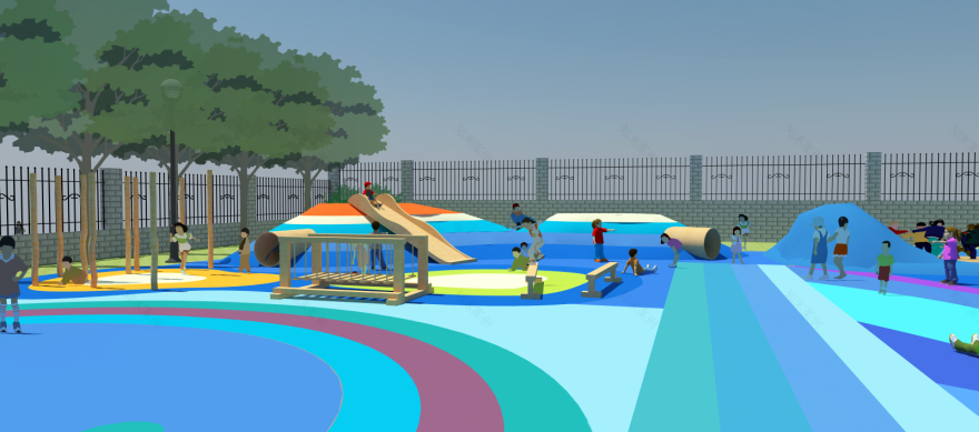 幼儿园户外操场设计-12