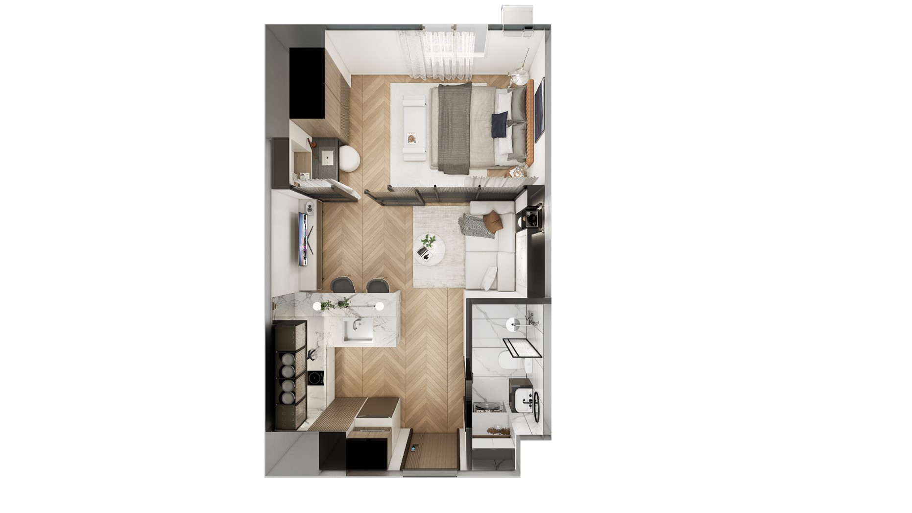 单身公寓丨菲律宾马尼拉丨Yaakov Ladiao-4