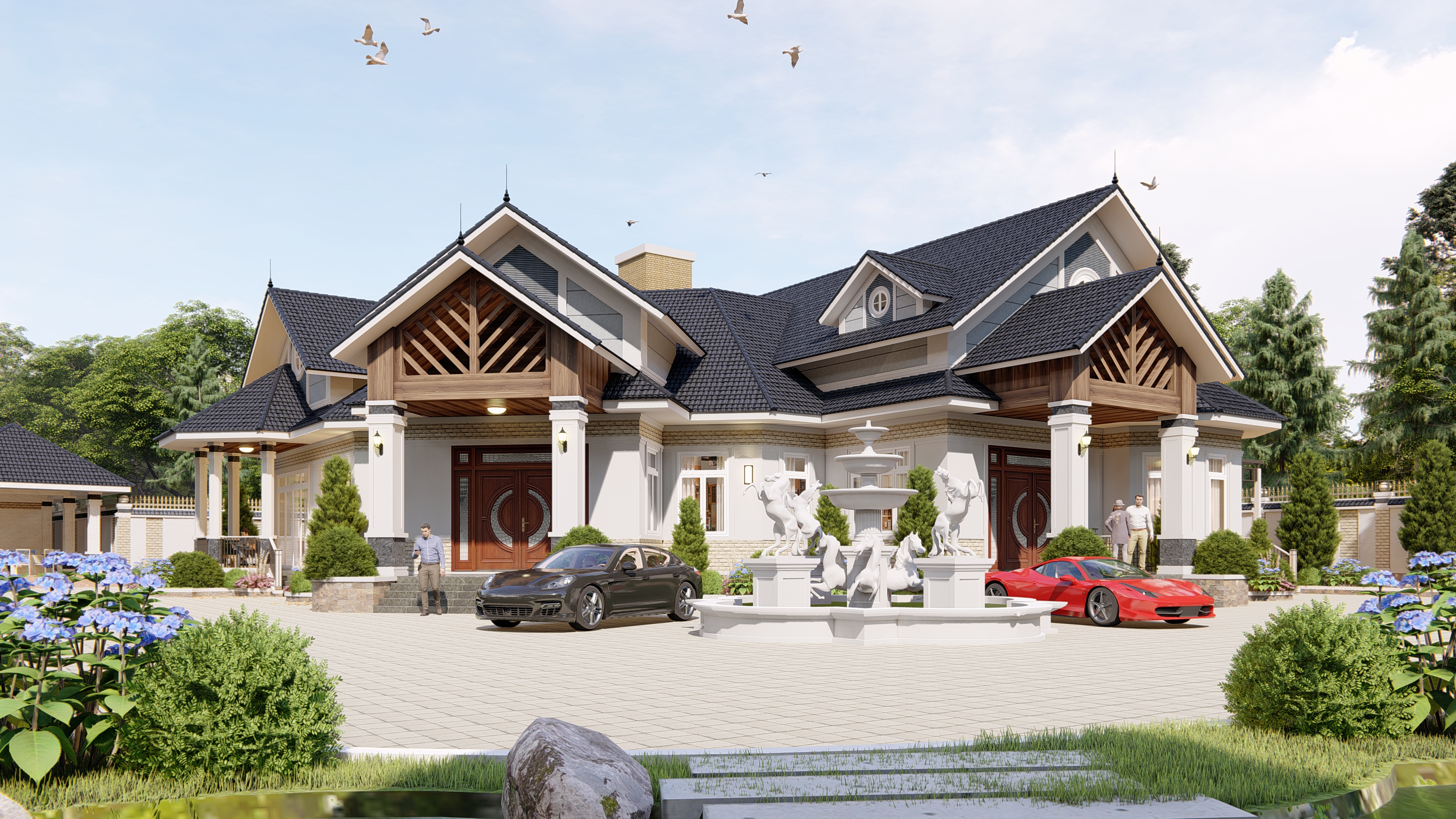 BIỆT THỰ MÁI THÁI-2