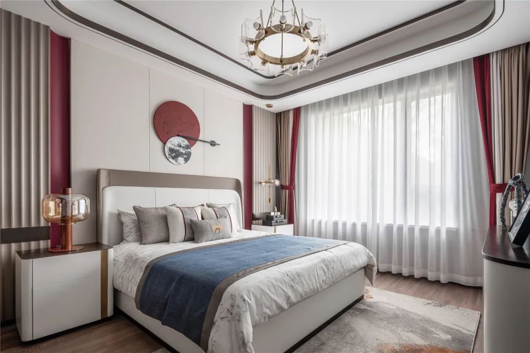 泽京铂宸现代中式样板间丨中国河南丨品辰装饰工程设计有限公司-17