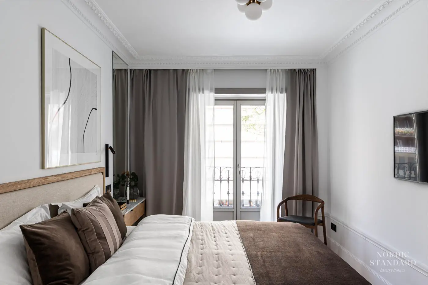 马德里传统建筑中的北欧风格舒适公寓-7