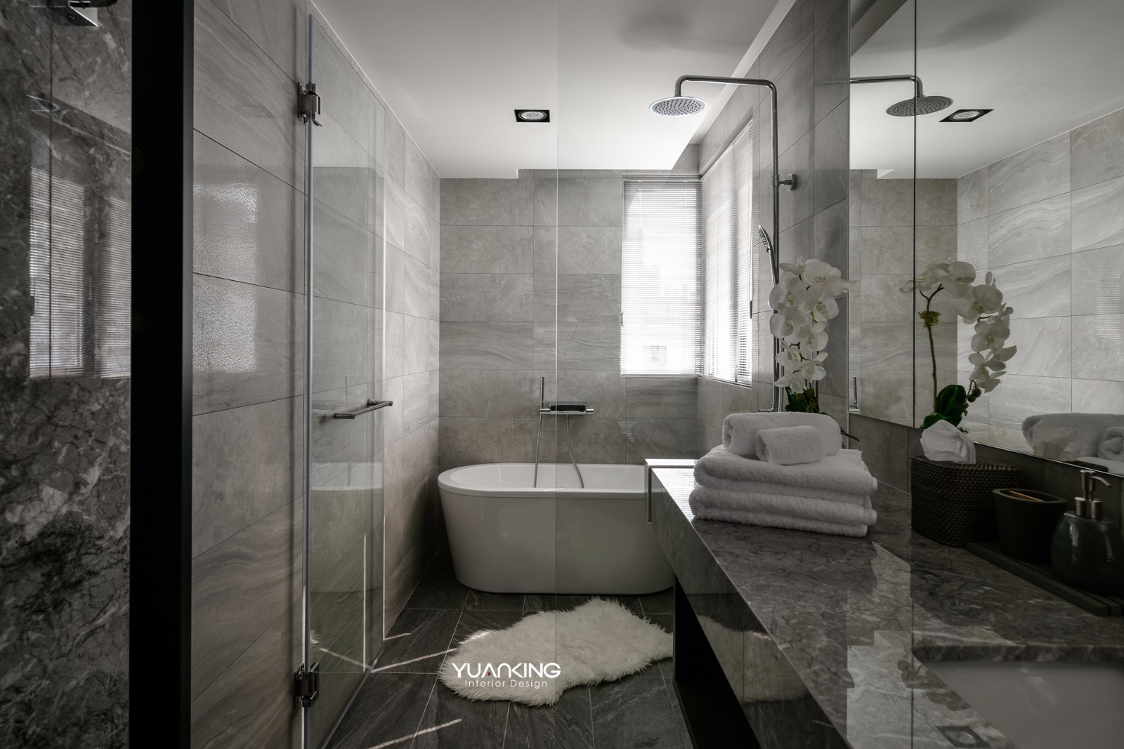 穿透‧轴——灰色系住宅  原境国际设计-12