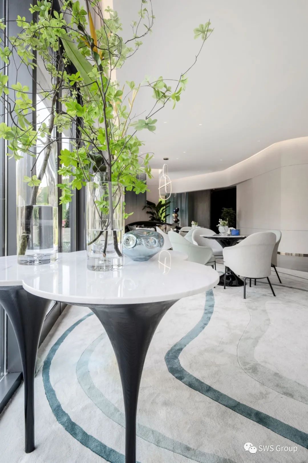 济南绿城明月风荷生活美学馆 | 湖畔流水的现代生活空间-43