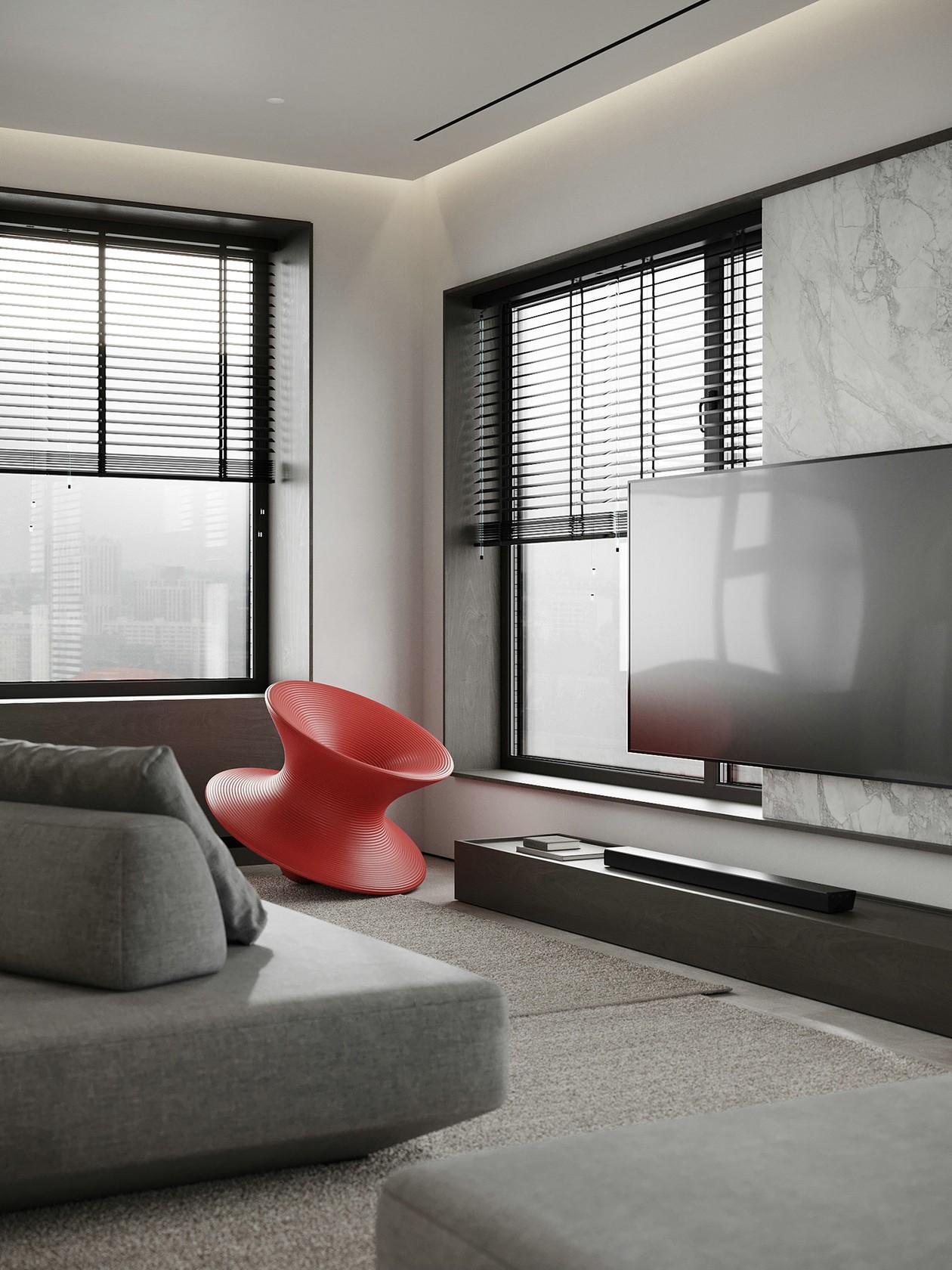 124㎡灰色系住宅设计-4