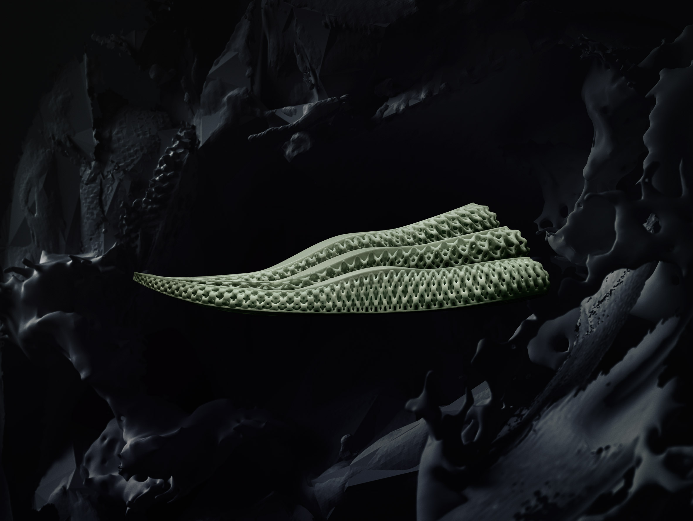 Adidas shapes Futurecraft 4D shoe soles using light and heat-9