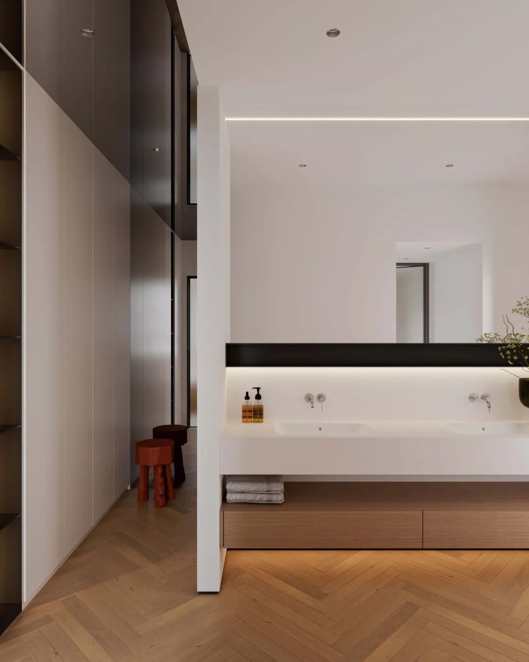 田野伏特加 · 自由风的 160㎡治愈空间设计丨中国天津丨DEEP WHITE-58