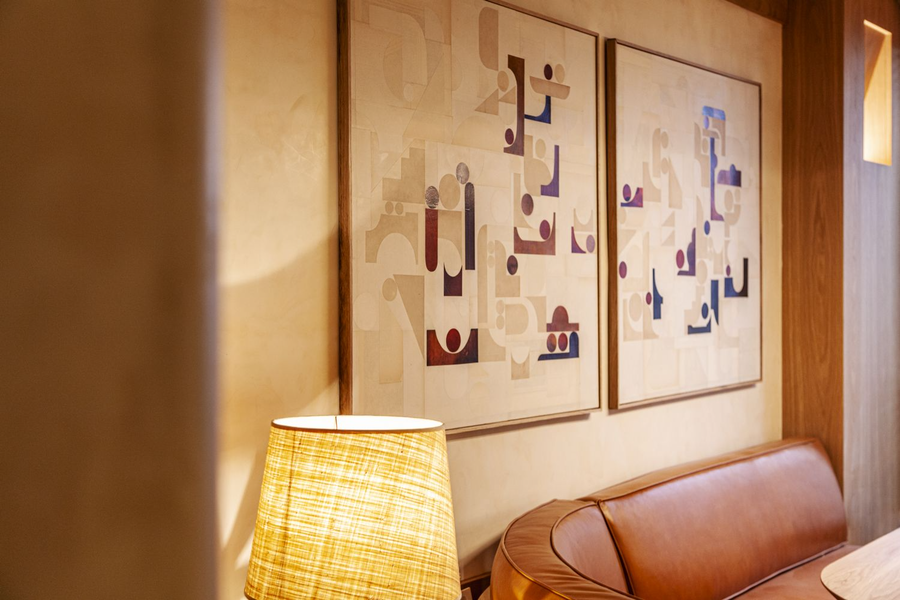复古公寓设计 | 艺术、设计与材料的有机结合-44
