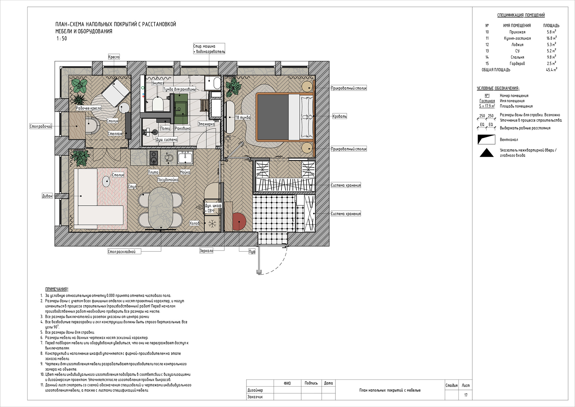 Working documentation for interior designers-15
