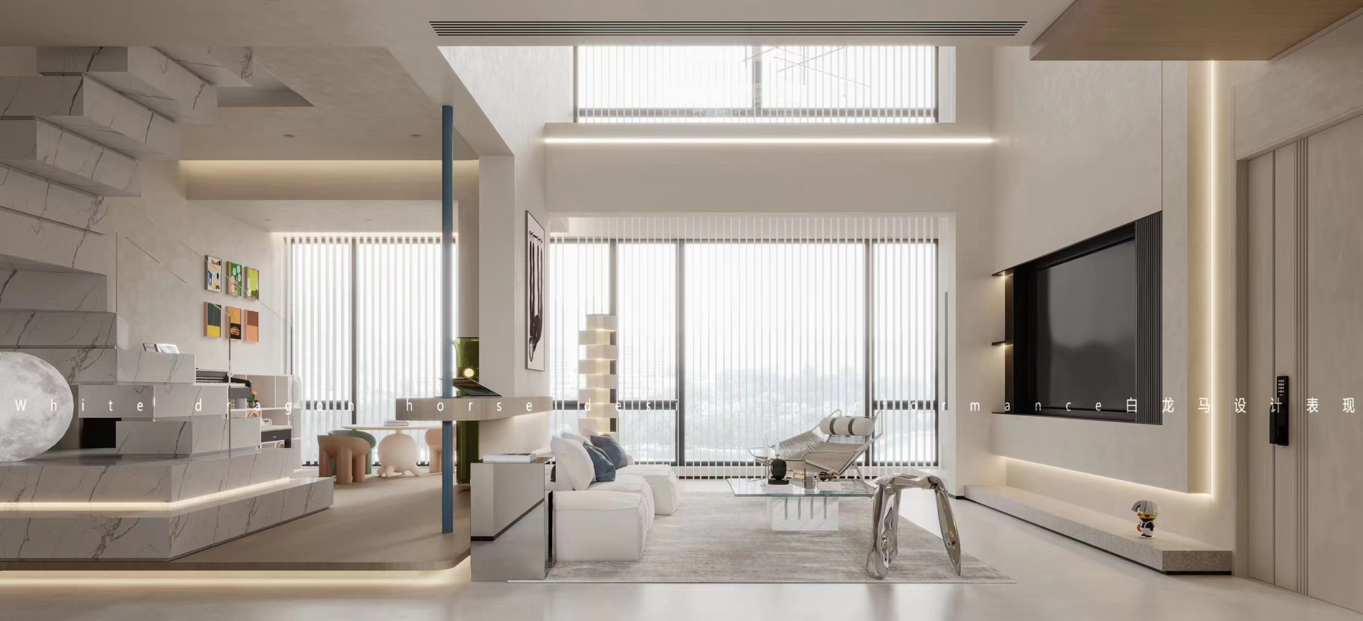 挑空别墅——白龙马效果-9