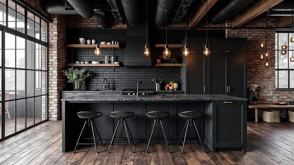 16种全黑厨房设计方案-9