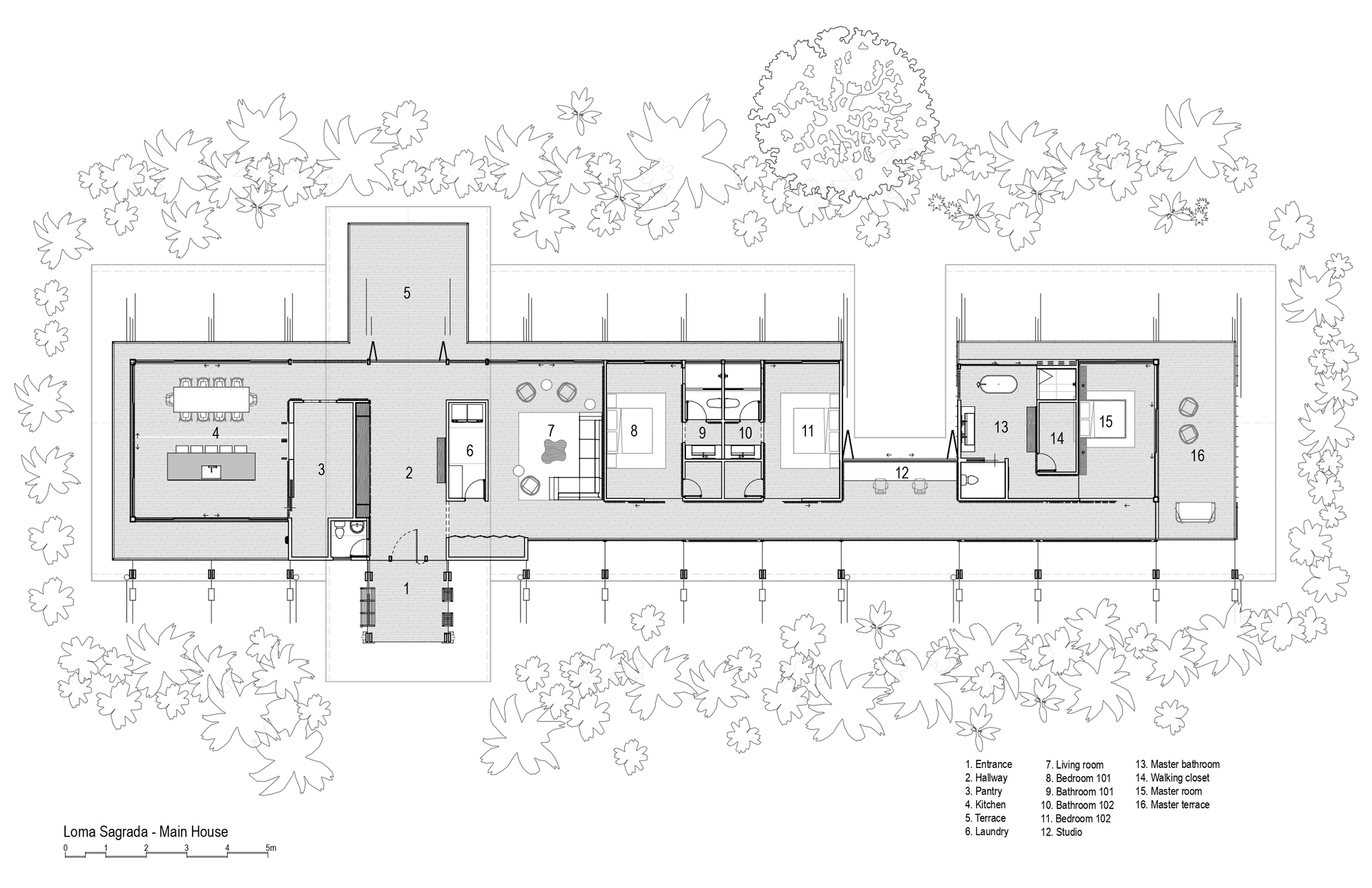 洛马·萨格拉达之家丨哥斯达黎加丨Salagnac Arquitectos-28