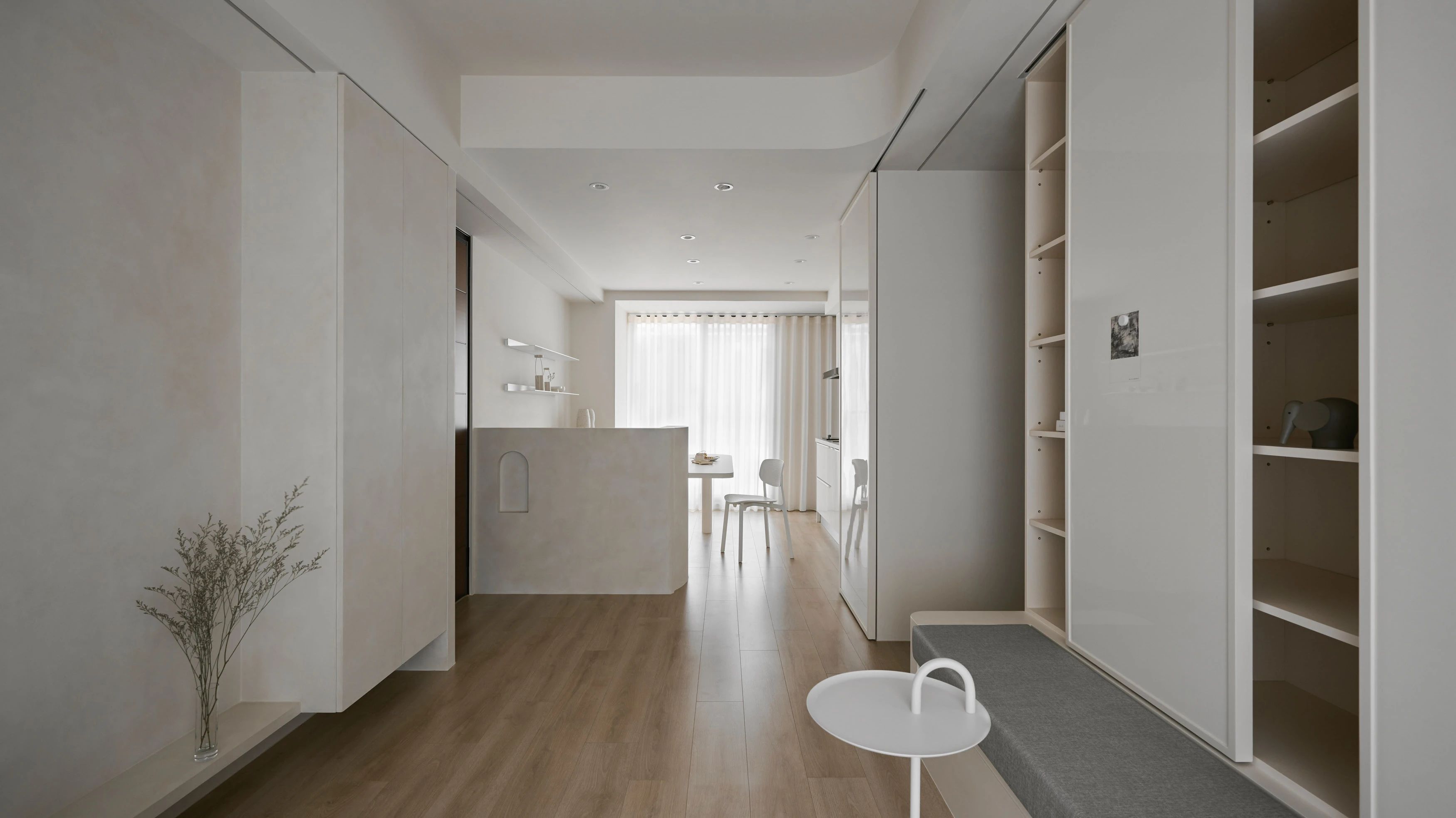 温润奶油风居家空间丨寓子设计-8