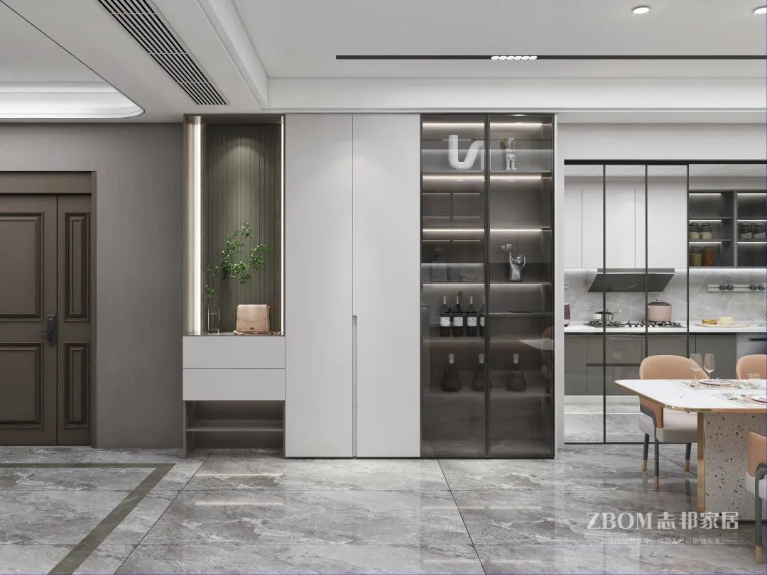 现代风大平层-30