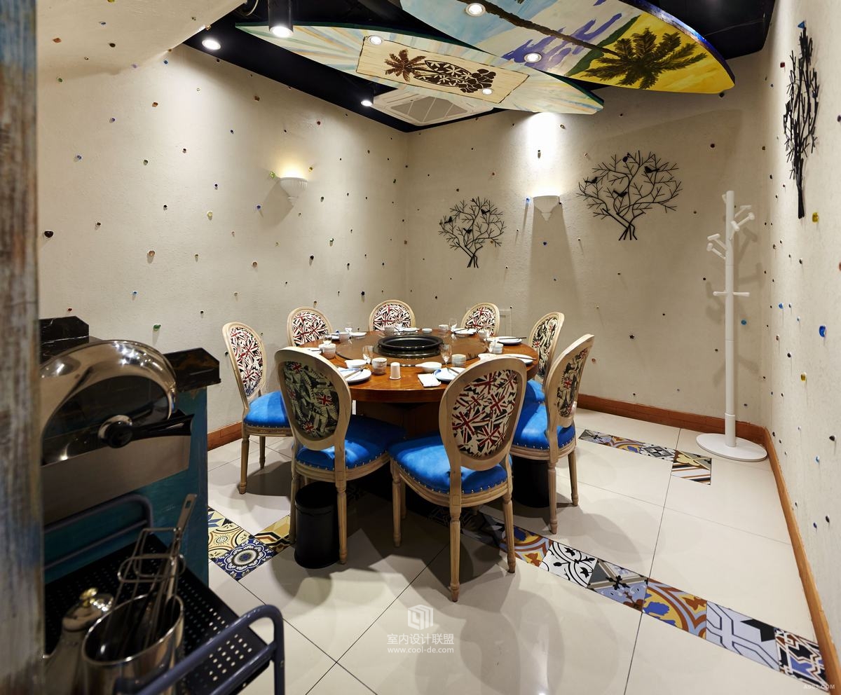 倪泽设计--心仪蓝珊瑚蒸汽海鲜餐厅-15