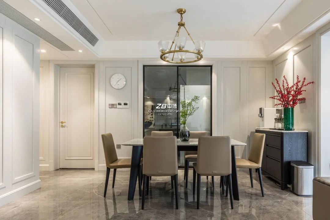 ZB design | 同事115平超有质感的轻奢风，效果好到没朋友！-24