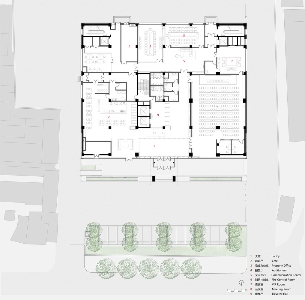 北京 150 号成功路建筑设计 · 屋顶花园青年聚场丨中国北京丨URBANUS-55