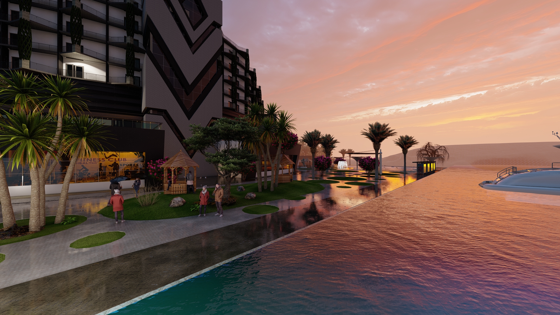 مشروع تصميم فندق 4 نجوم بمدينة الغردقه-11