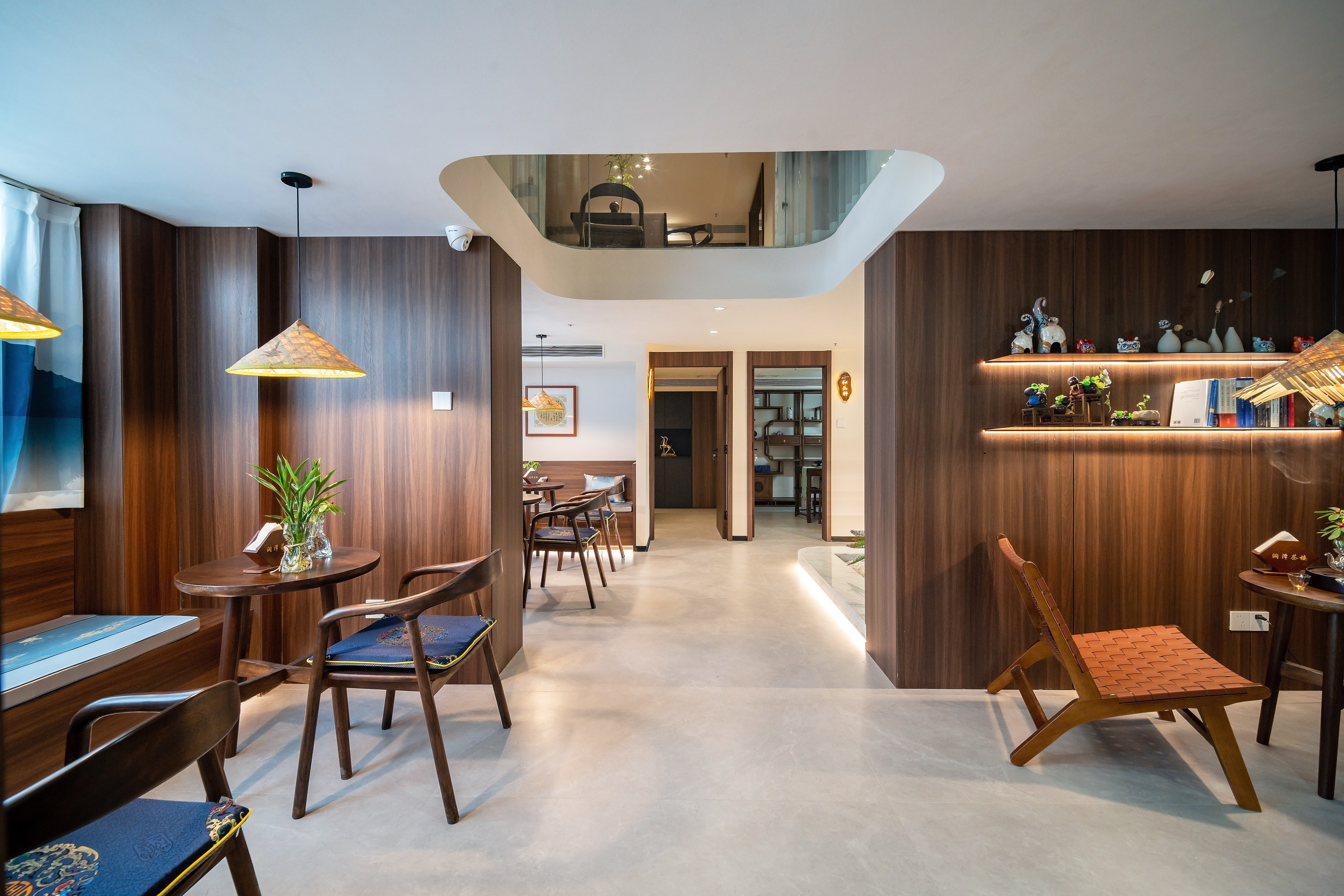 润泽茶楼 几何空间设计-5