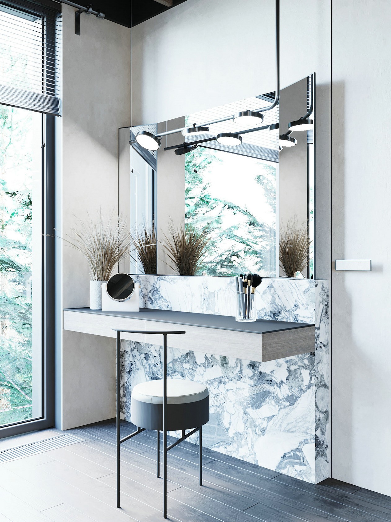 200平米的卧室和洗手间设计！-8