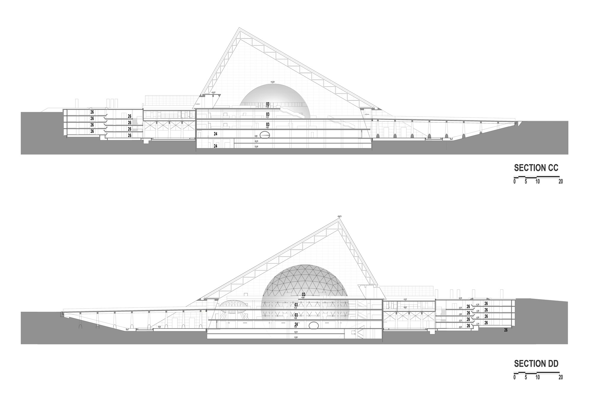 总统交响乐团音乐厅和合唱团大楼丨土耳其安卡拉丨Uygur Architects-75