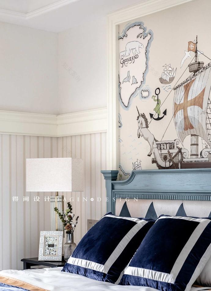 复式空间优化案例 | 阳光绿意下的美式轻奢家庭生活-36