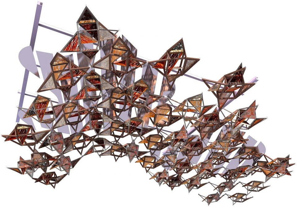 “编织建筑”建筑元素，意大利威尼斯双年展 ：EMBT-21