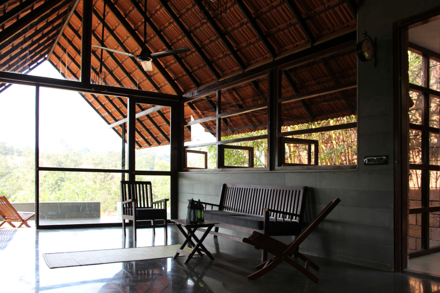 印度乡间绿意盎然的退休之家-32