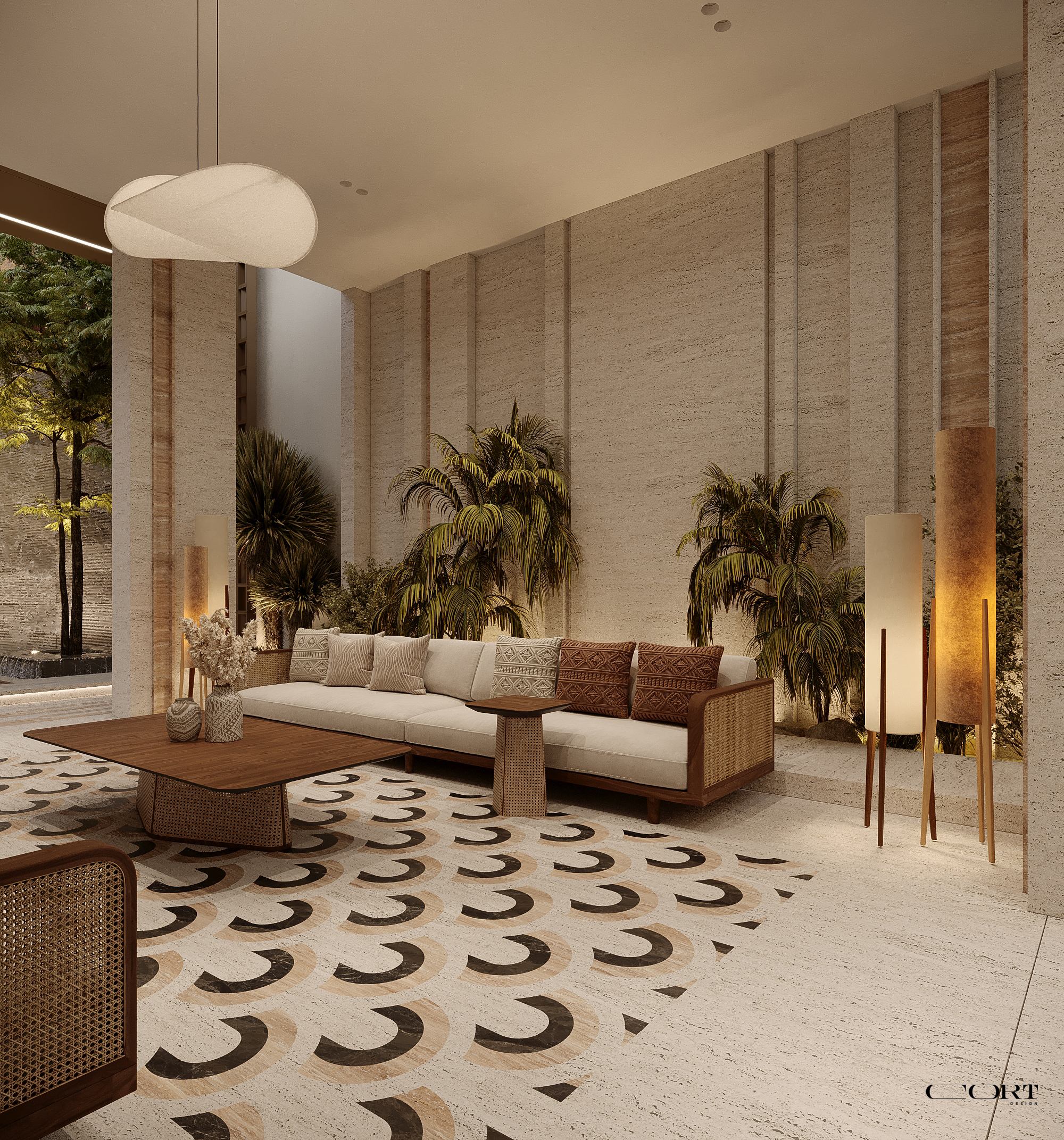 私人别墅景观设计丨沙特阿拉伯利雅得丨CORT Design-16