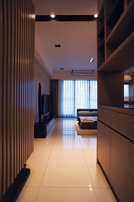 上海实创装饰 远洋香奈108平现代简约风格装修温润质蕴人文三居-4