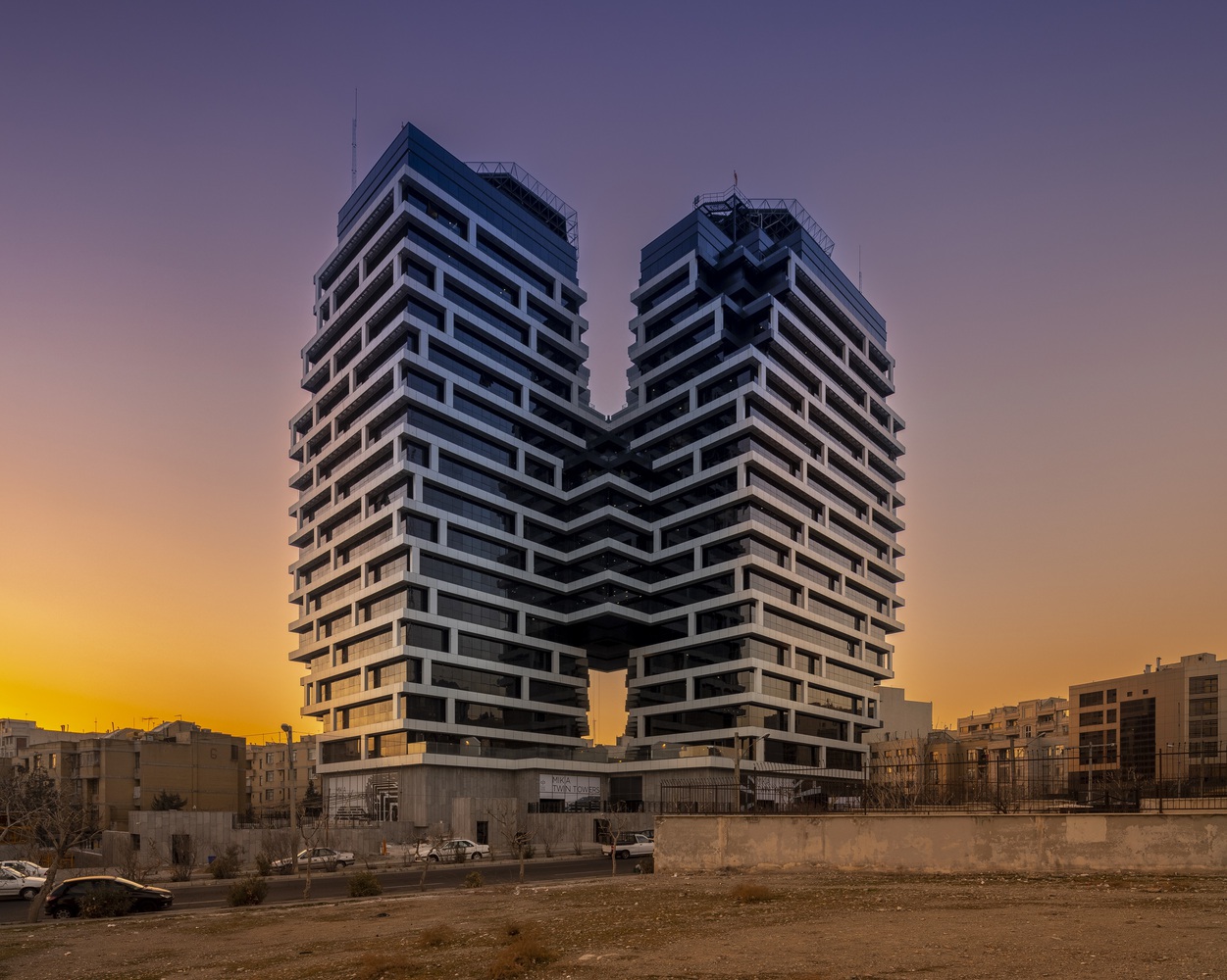 伊朗米卡双子塔丨伊朗德黑兰丨Alidoost and Partners,Mika-27