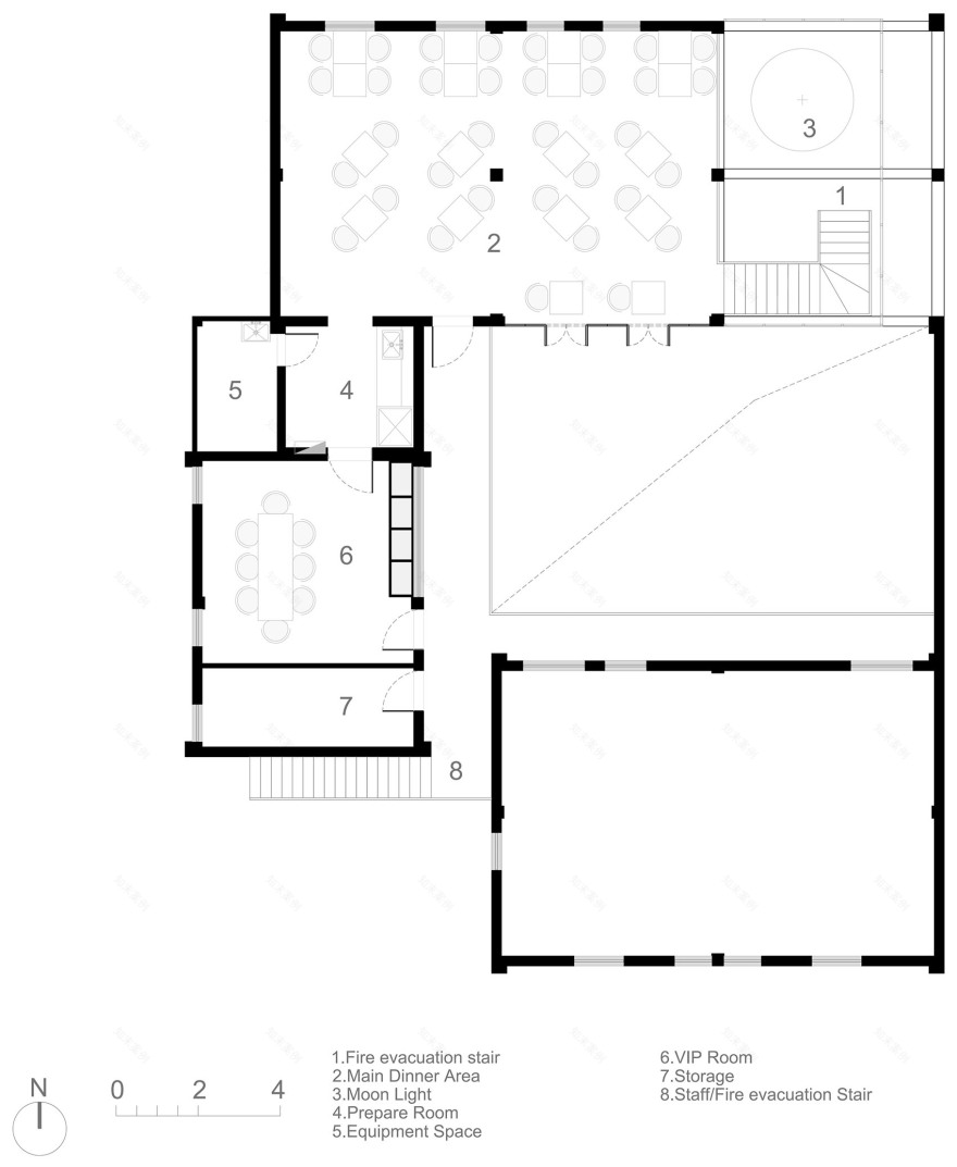 月下餐厅丨中国杭州丨非木建筑工程管理有限公司-55