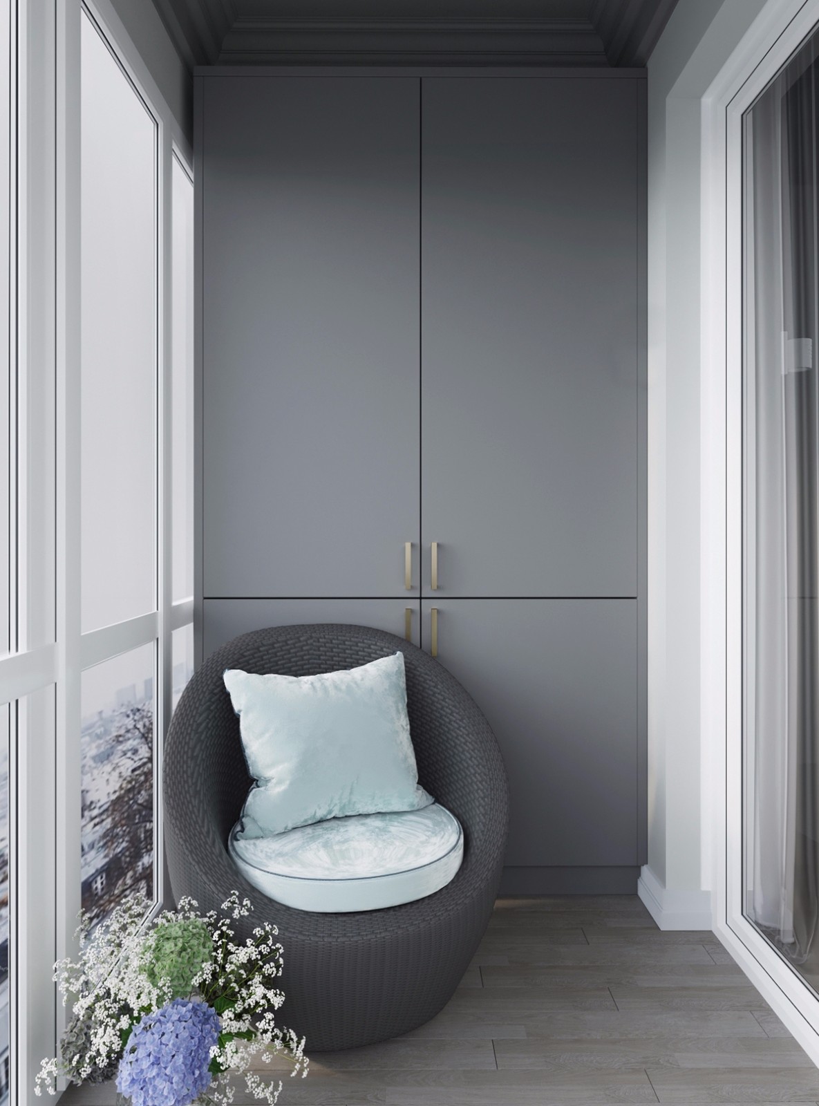 圣彼得堡现代风住宅 精简点评 | 大理石与金属的完美融合-21