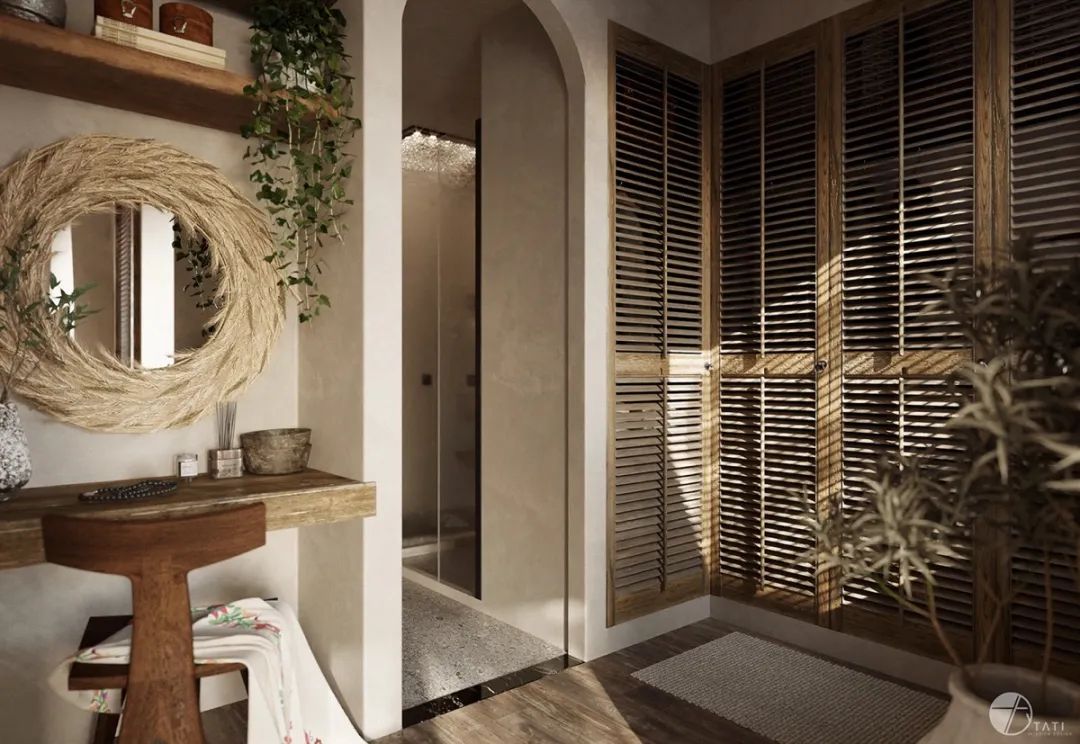 越南胡志明市质朴游牧风民宿设计-46