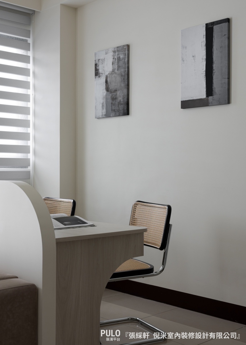 台中4层楼极简灰白色调透天居家装潢丨中国台中丨倪米室内装修设计有限公司-57