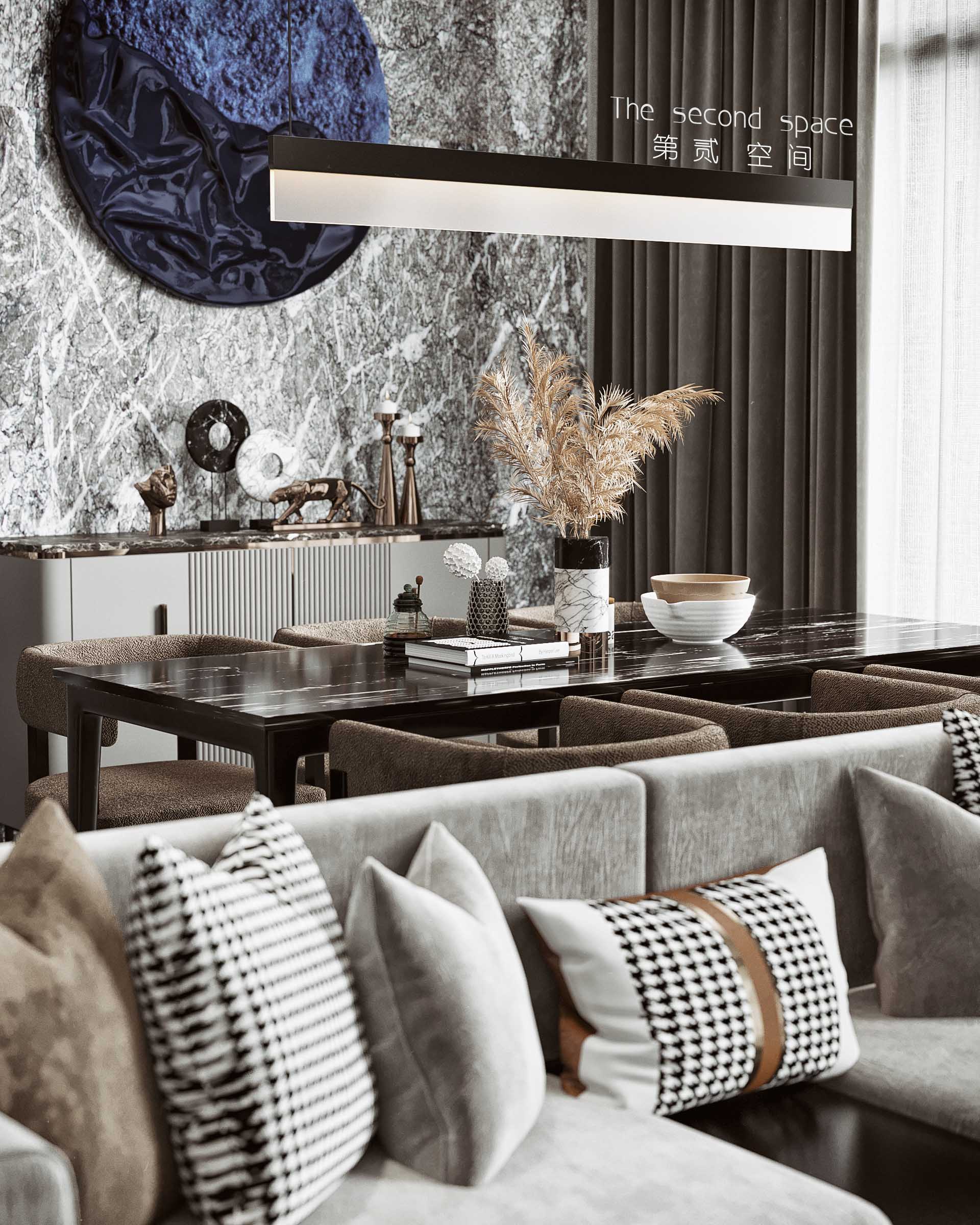 极致轻奢「第贰空间」——3DMAX 2014 与 Corona5.0 的完美融合-8