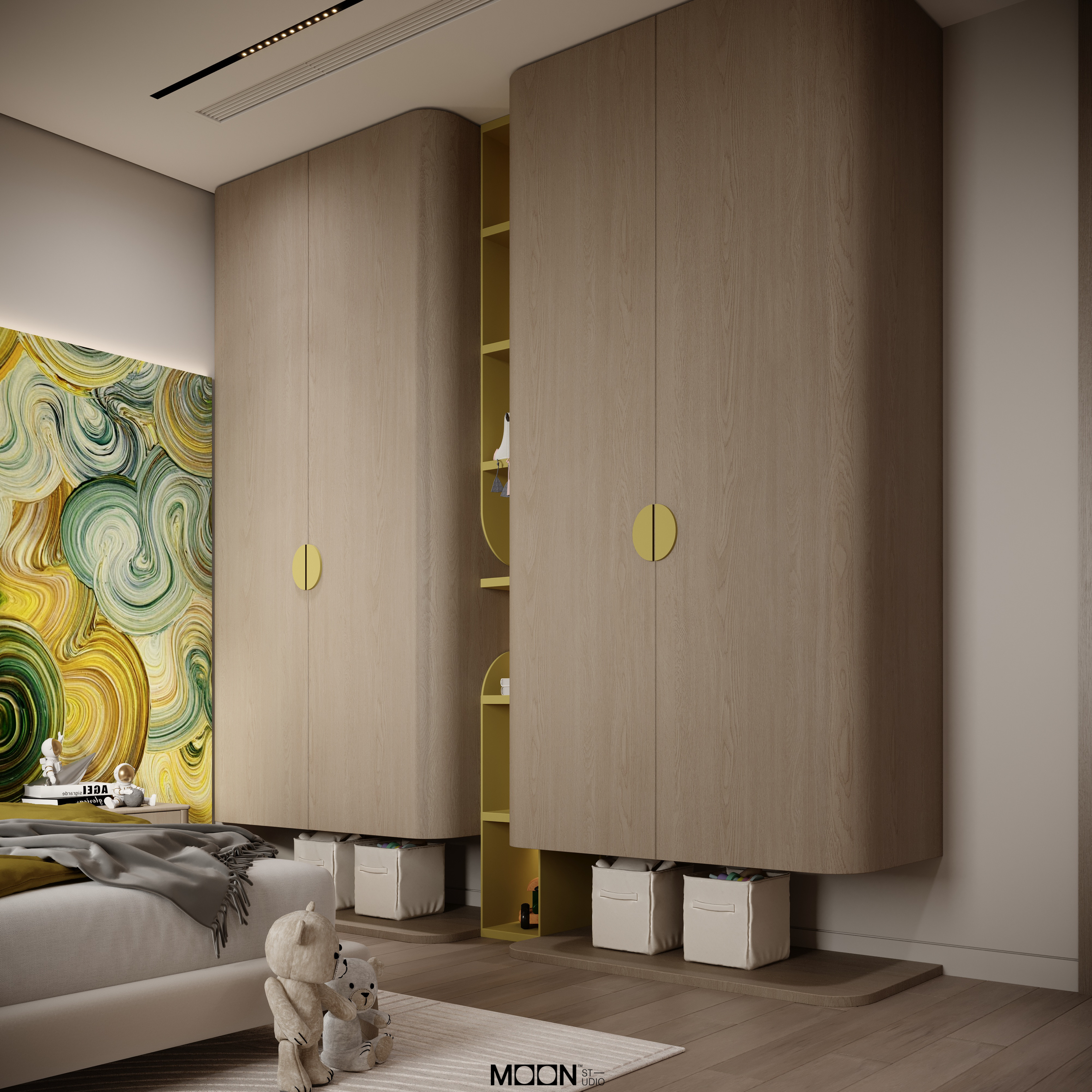 儿童卧室设计丨Moon Studio-8