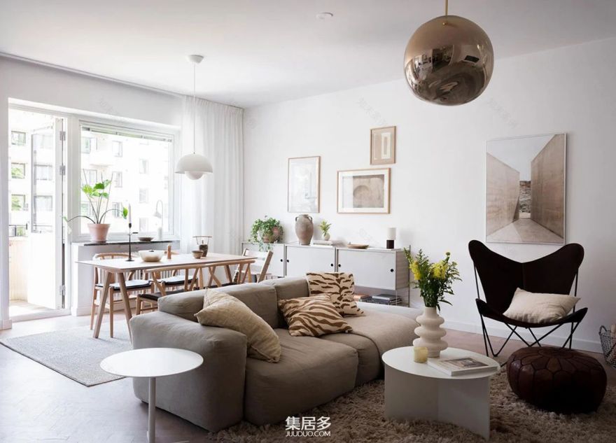 斯堪的纳维亚风格舒适公寓-9