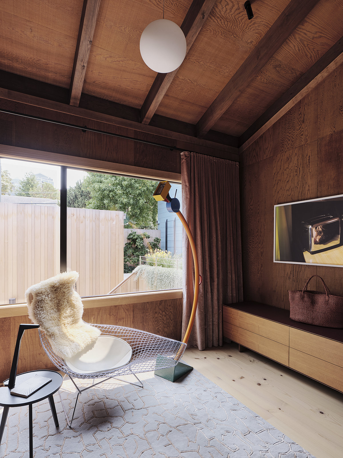 色彩与材质的完美融合 | 70 年代旧金山红杉屋的翻新设计-34