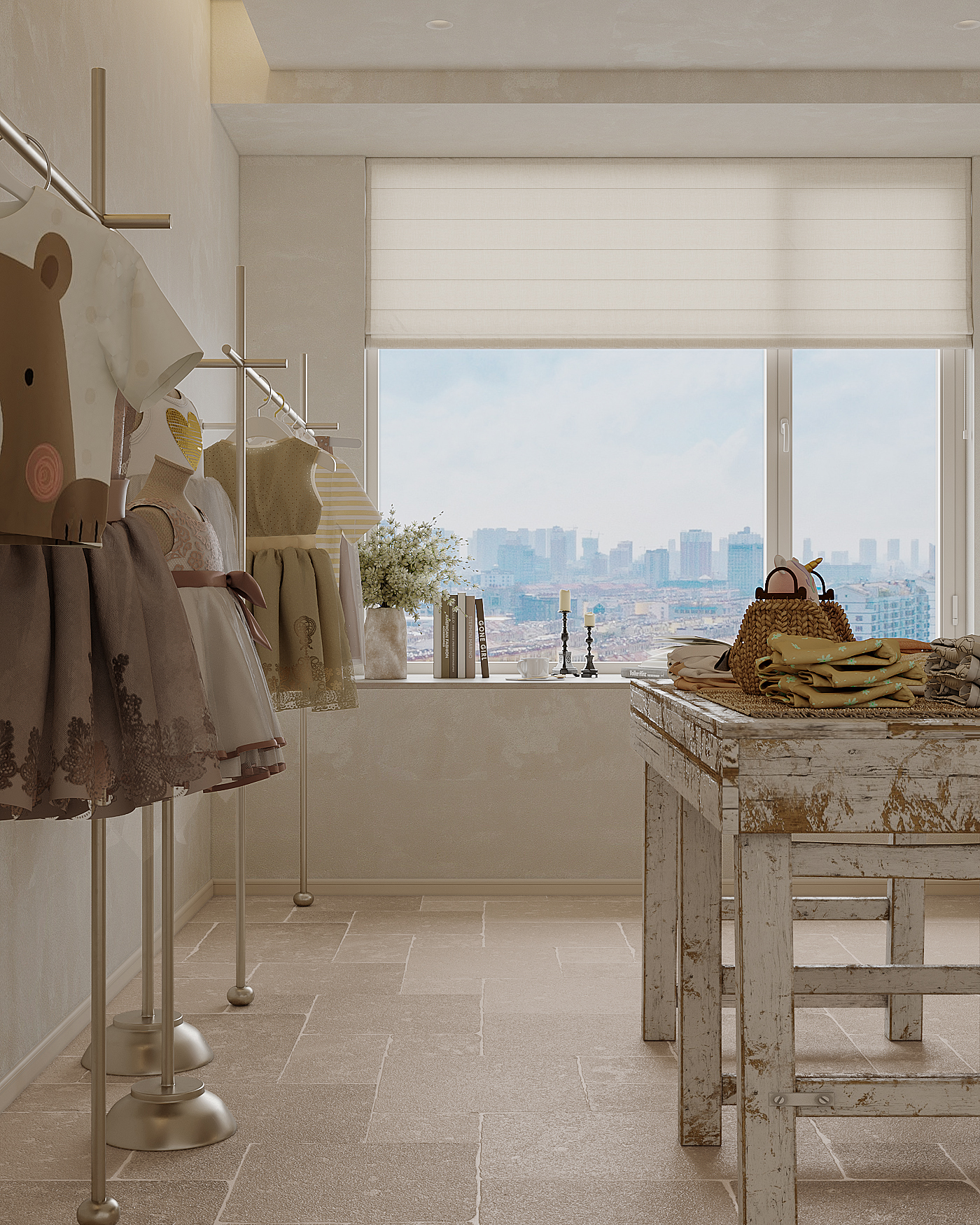 Vike表现新作  轻法式乡村服装工作室丨末舍设计-2