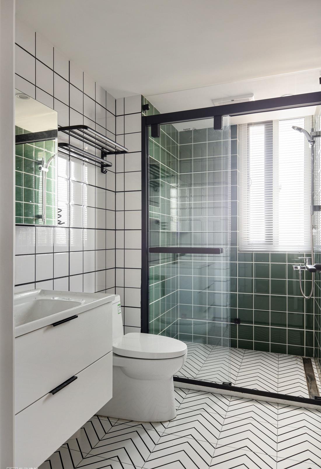 黑白美学卡座餐厅设计 | 集休闲、用餐、储物于一体-19