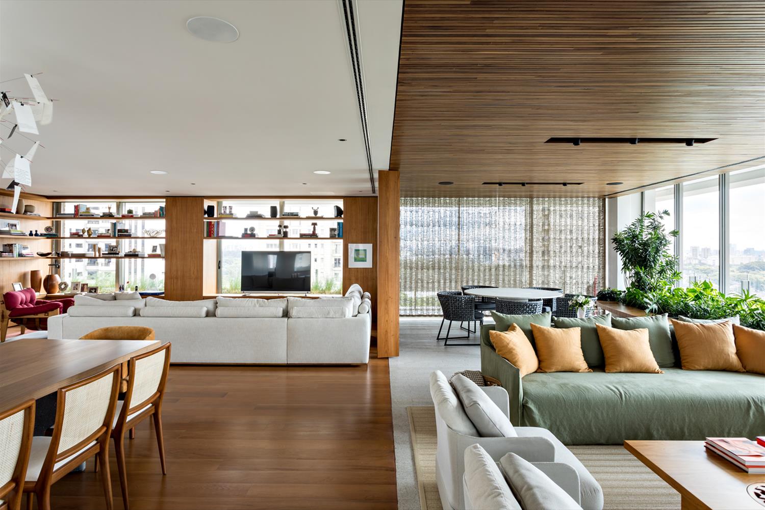 巴西 SP 住宅 · 融入自然的豪华公寓设计-3