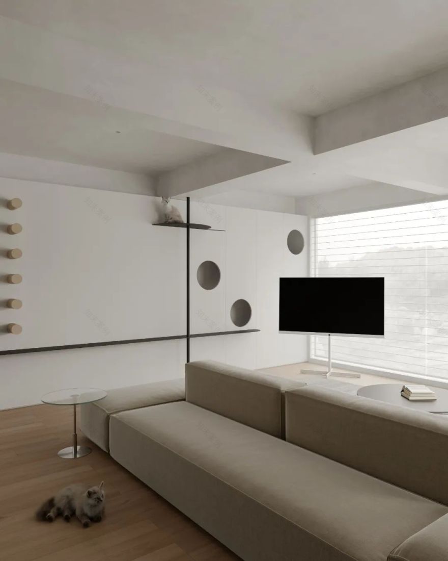 觅安 · 广西四室住宅设计丨中国广西丨隅间空间设计工作室-45