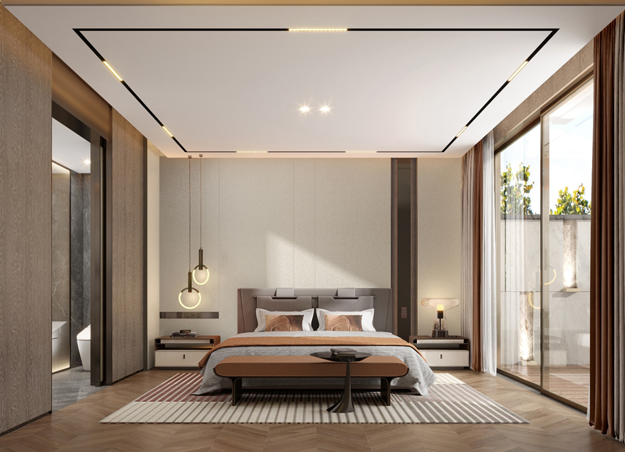 山居诗意的现代雅奢合院丨中国重庆丨北京靳朝晖设计有限公司-63