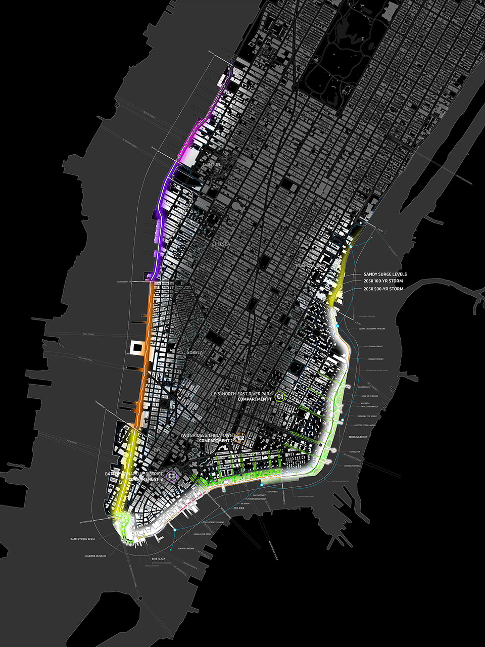曼哈顿东岸海岸防洪建设项目丨美国纽约丨BIG  比亚克·英格尔斯事务所等多家机构-92