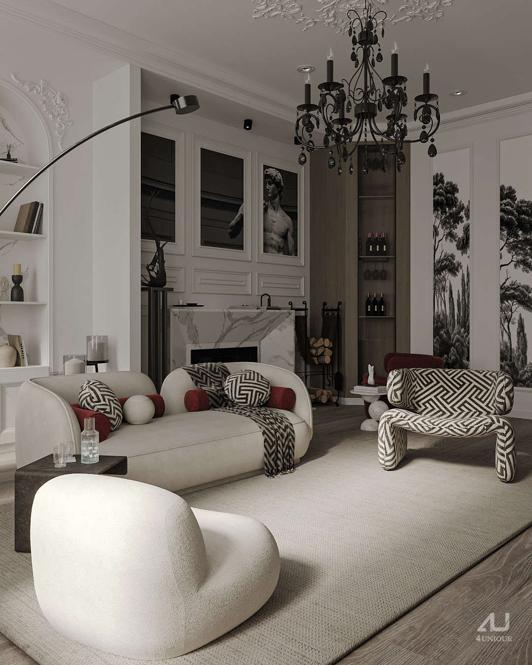 Old Money style interior design-0