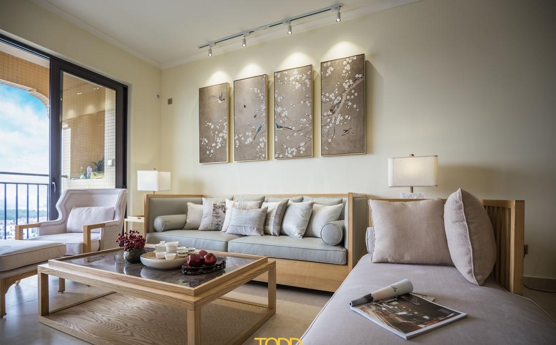 杜特设计“情墨松韵” | 原木新中式，简约舒适，融入自然景观-4