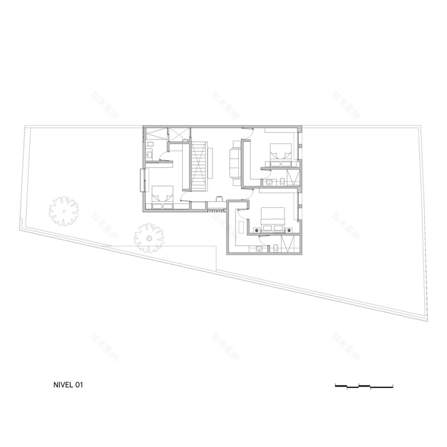 灵活空间满足家庭成长需求的双元素建筑-38